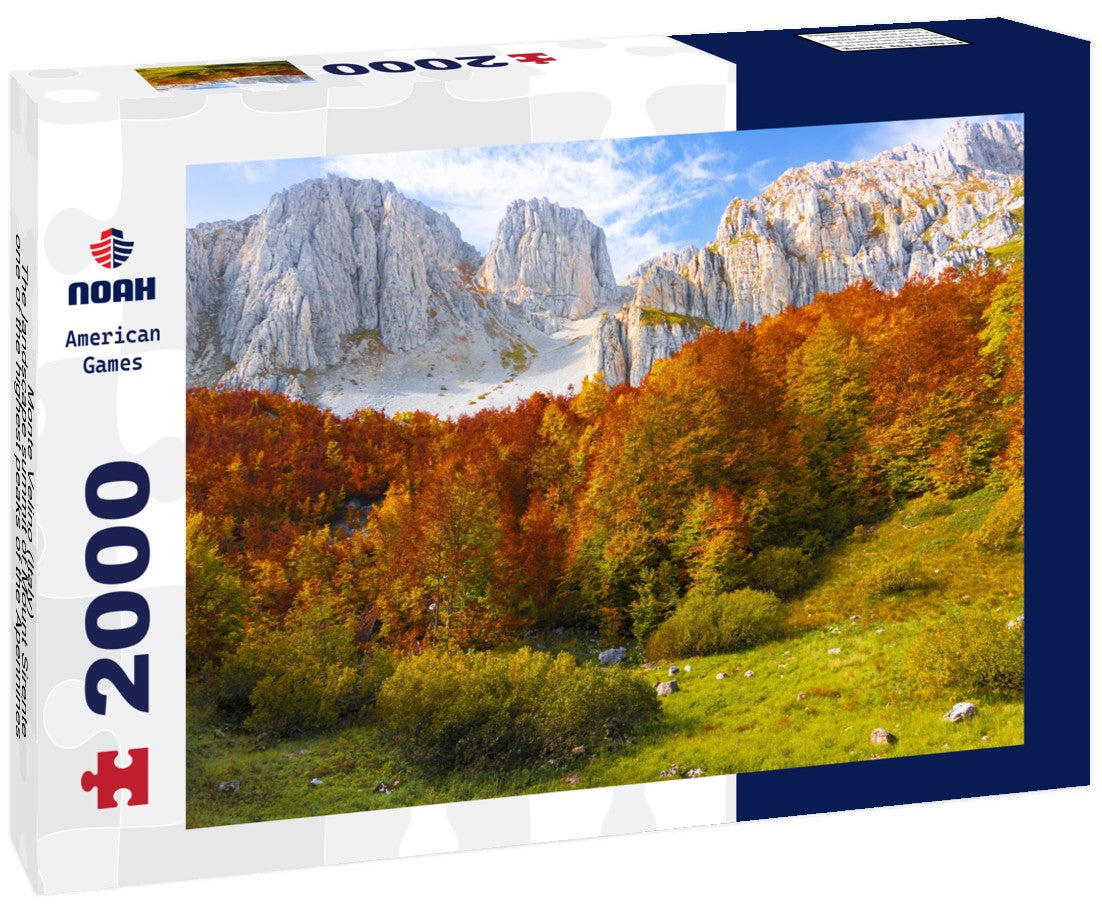 Monte Velino (Italy) - The landscape summit of Mount Sirente, one of the highest peaks of the Apennines in the Abruzzo region, in autumn 2000pc Puzzle