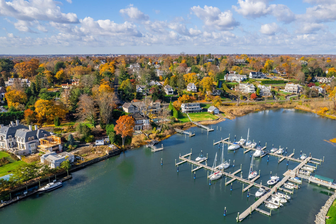 Marinas in Connecticut Bay with boats 2000pc Puzzle