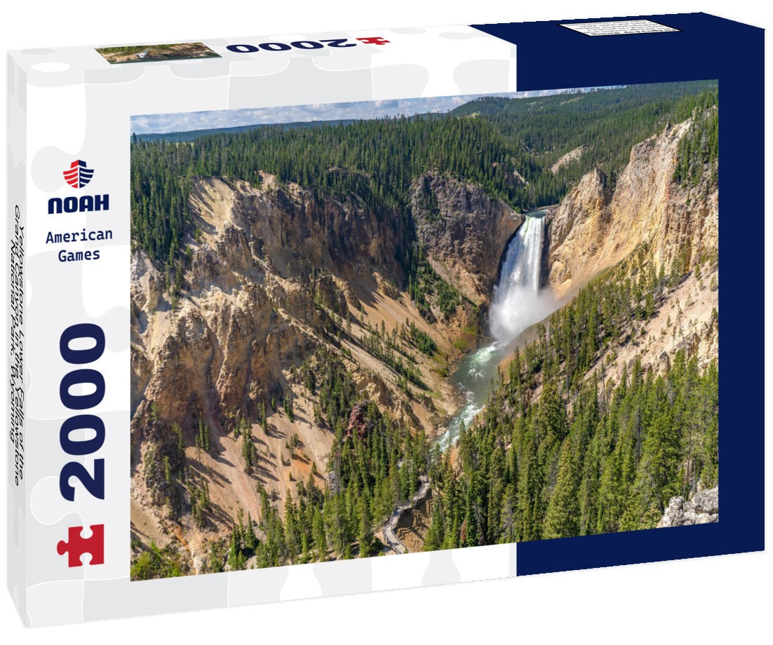 Noah Jigsaw Puzzle Yellowstone Lower Falls of the Grand Canyon in the Yellowstone National Park, Wyoming 2000 pieces