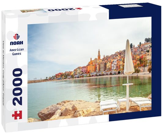 Noah Jigsaw Puzzle View to Menton, Cote d'Azur, France 2000 pieces