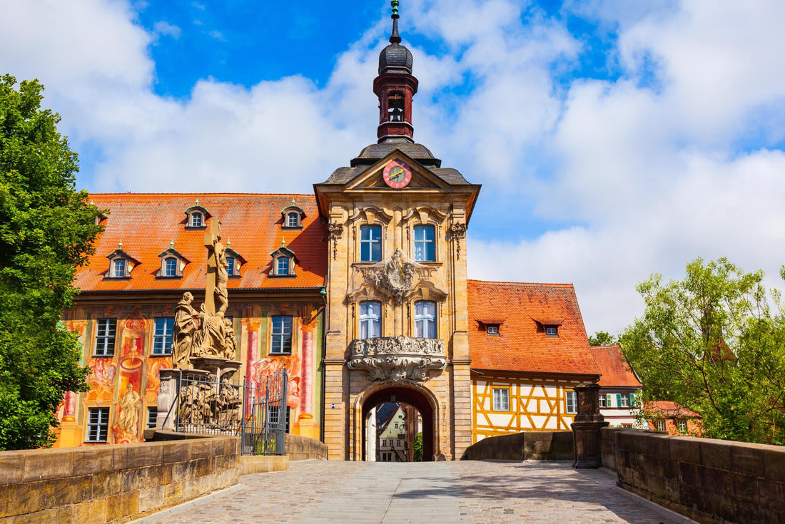 Old town hall of Bamberg or town hall in the old town of Bamberg. Bamberg is a city on the Regnitz in Upper Franconia, Bavaria 2000pc Puzzle