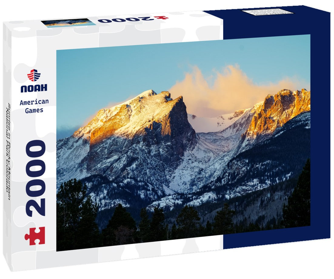 Noah Jigsaw Puzzle Sunrise in Rocky Mountain National Park Colorado 2000 pieces
