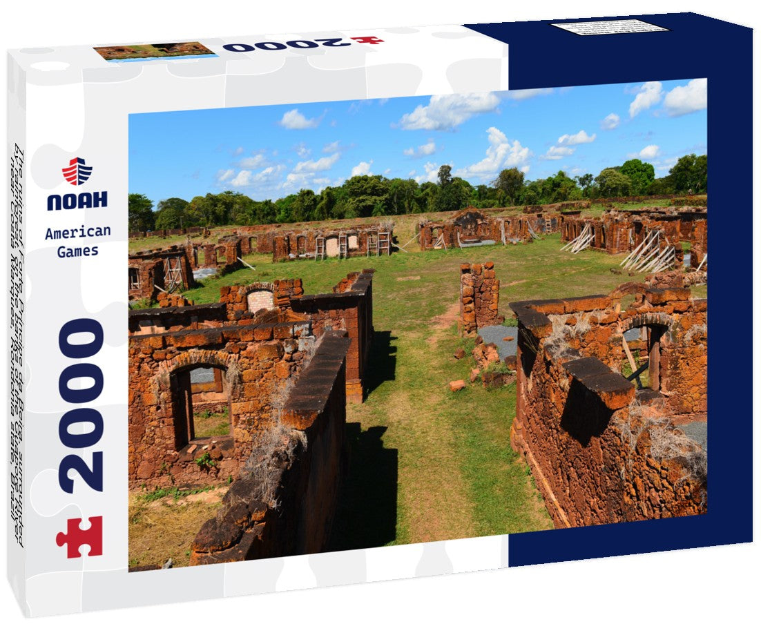 Noah Jigsaw Puzzle The ruins of Forte Príncipe da Beira, surrounded by rainforest, on the banks of the Guaporé River, near Costa Marques, Rondonia state, Brazil, on the border with the Beni department, Bolivia 2000 pieces