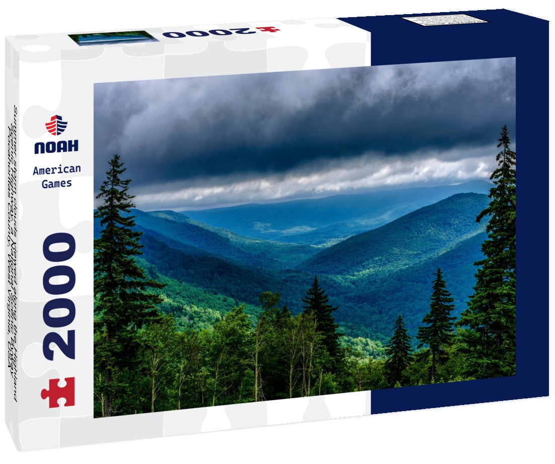 Summer storm clouds viewed along the Highland Scenic Highway, a National Scenic Byway, Pocahontas County, West Virginia, USA 2000pc Puzzle