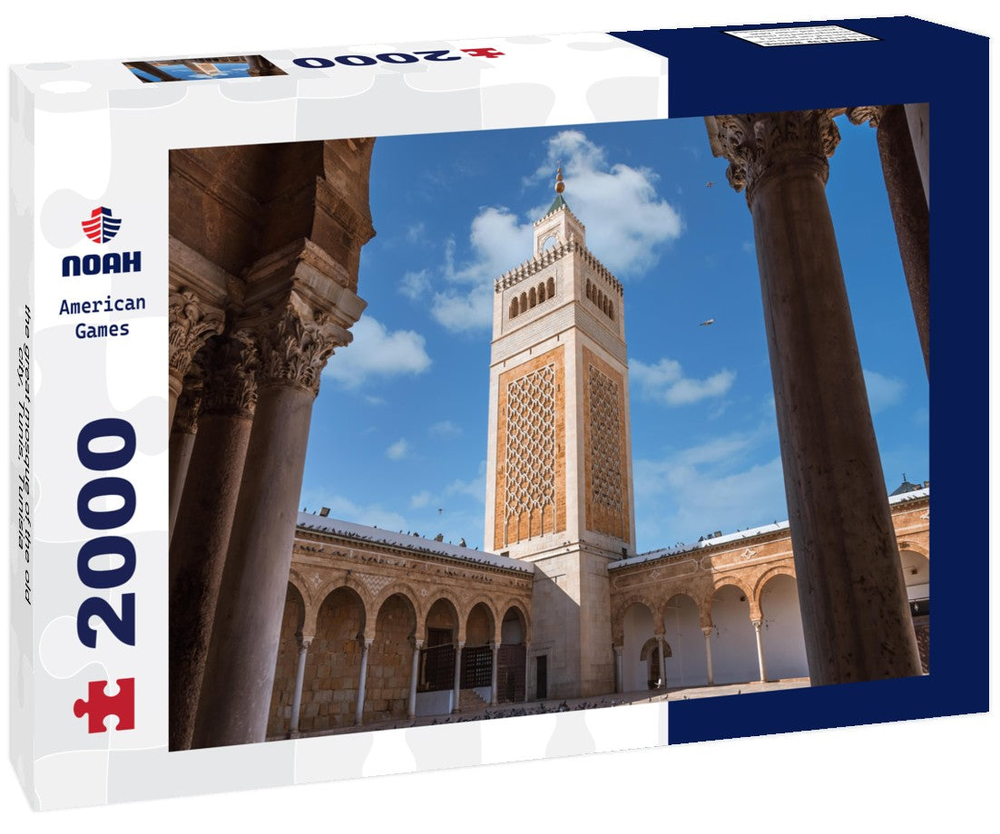 Noah Jigsaw Puzzle the great mosque of the old city, Tunis, Tunisia 2000 pieces