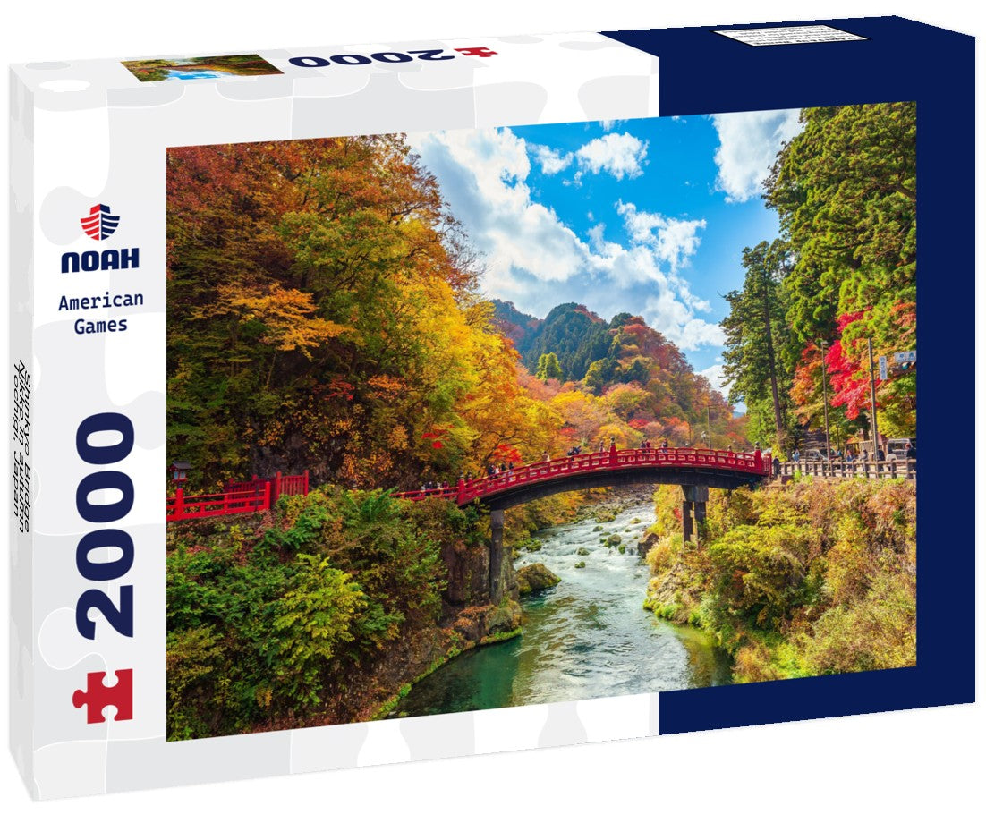 Shinkyo Bridge, Nikko in autumn, Tochigi, Japan 2000pc Puzzle