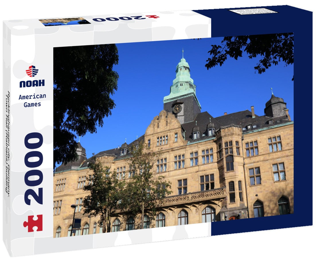 Recklinghausen city, Germany. Town Hall (Rathaus) building 2000pc Puzzle