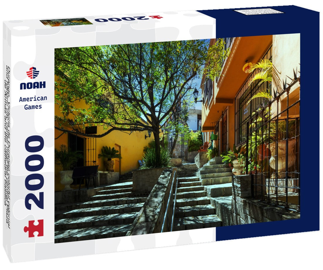 Durango, Victoria de Durango colorful colonial and historic city center near the central Plaza de Armas and the cathedral basilica 2000pc Puzzle