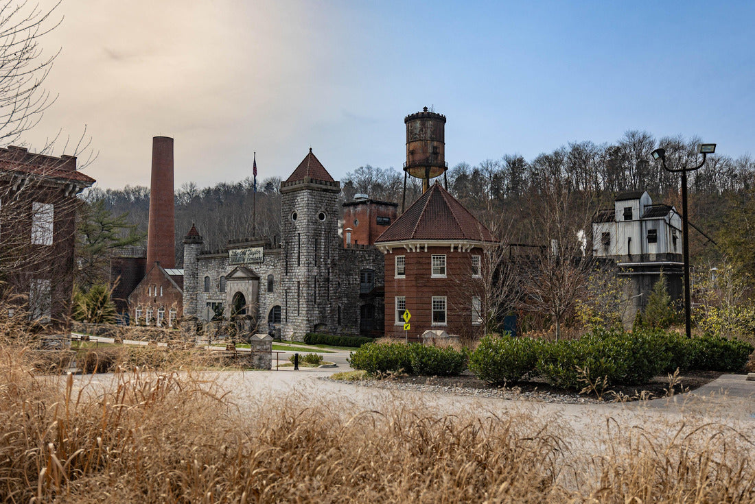 Noah Jigsaw Puzzle boutique, small batch distillery on the Bourbon Trail near Frankfort, Kentucky with unique castle-like main building 2000 pieces