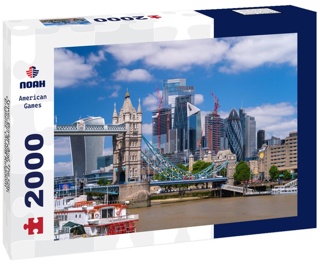 Noah Jigsaw Puzzle Tower Bridge And The City Of London at Night, London, England, United Kingdom 2000 pieces