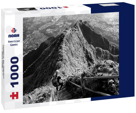 Noah Jigsaw Puzzle Ljubljana, the historical capital of Slovenia in black white 1000 pieces