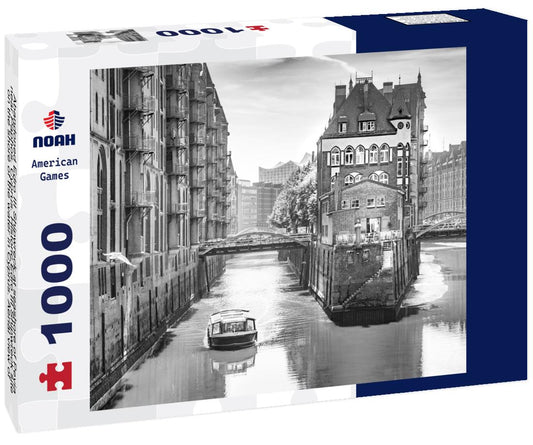 Noah Jigsaw Puzzle Abandoned Edro III Shipwreck at seashore of Peyia, near Paphos, Cyprus. Historic Edro III Shipwreck site on the shore of the water in Cyprus. Aerial view of Shipwreck EDRO III, Pegeia, Paphos in black white 1000 pieces