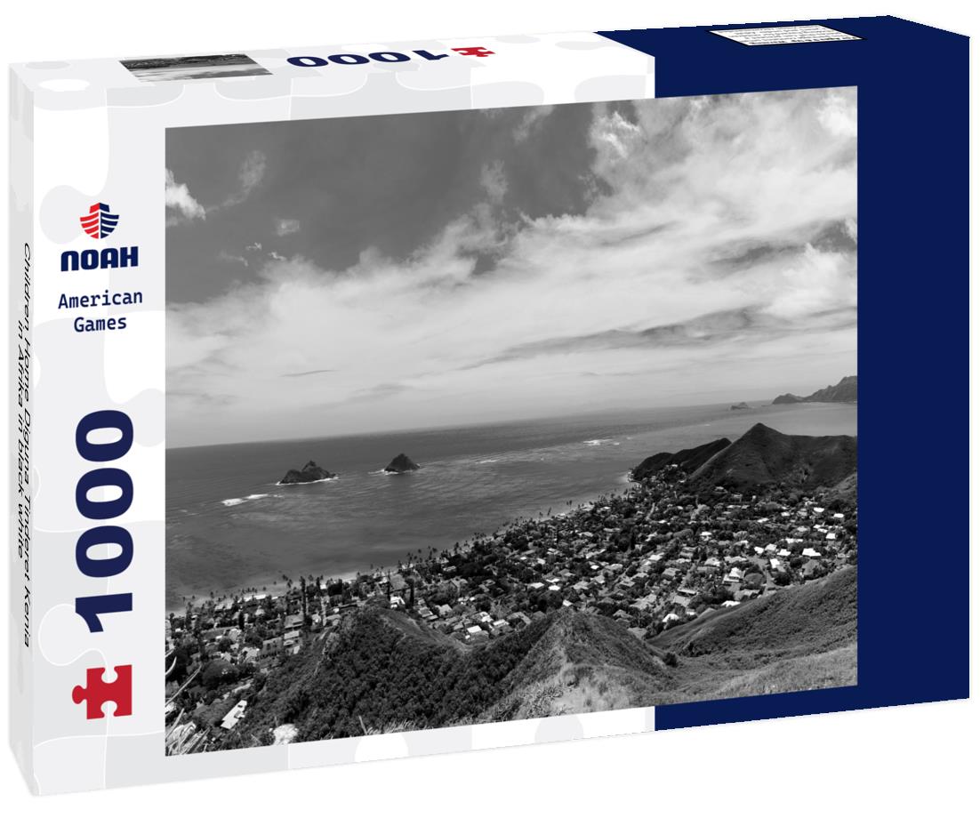 Noah Jigsaw Puzzle Children Home Diguna Tinderet Kenia in Afrika in black white 1000 pieces