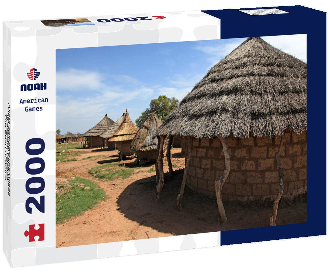Noah Jigsaw Puzzle Aketa campground/village in eastern Uganda - The Pearl of Africa 2000 pieces