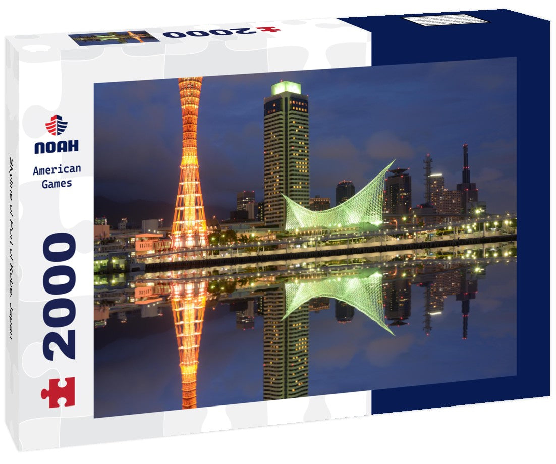 Skyline of Port of Kobe, Japan 2000pc Puzzle