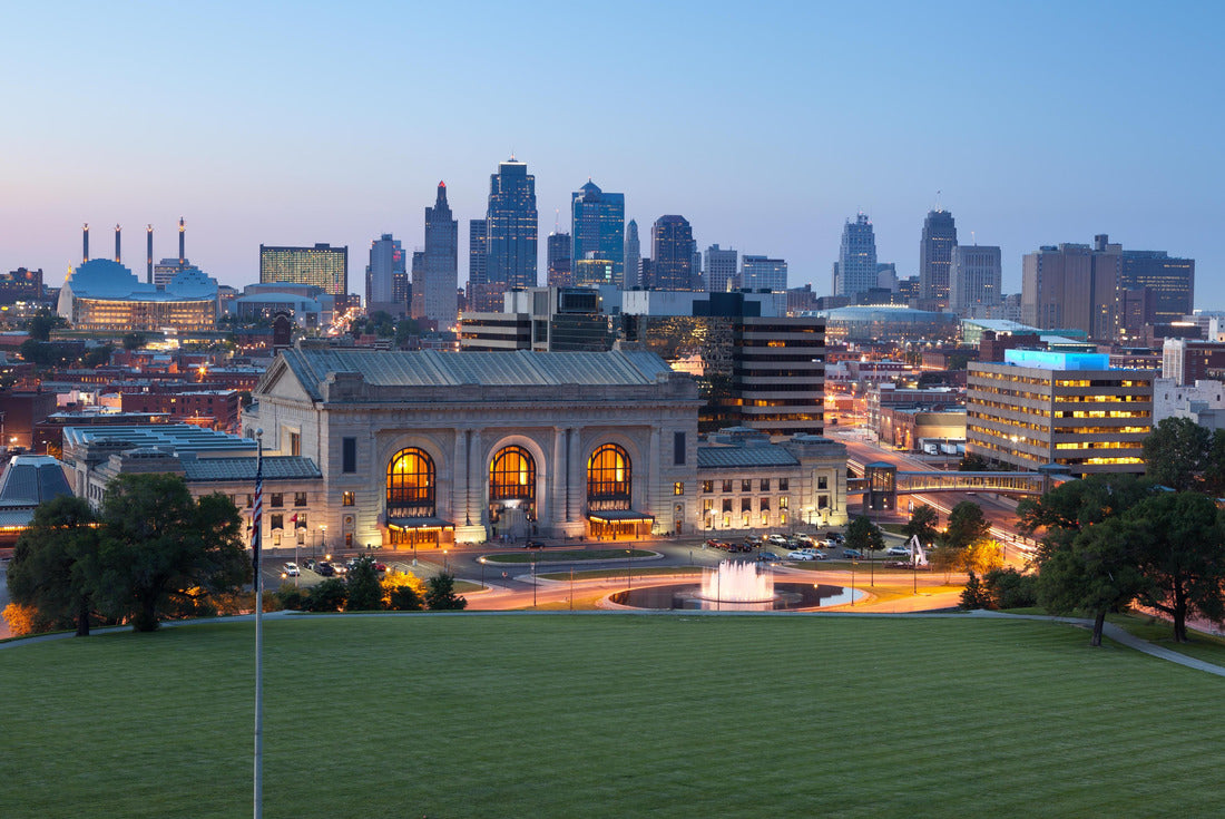 Kansas City, Missouri skyline at twilight 2000pc Puzzle