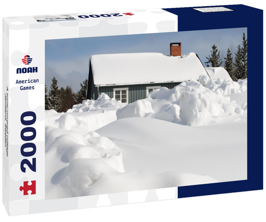 A snow-covered cottage, Jamtland, Sweden 2000pc Puzzle