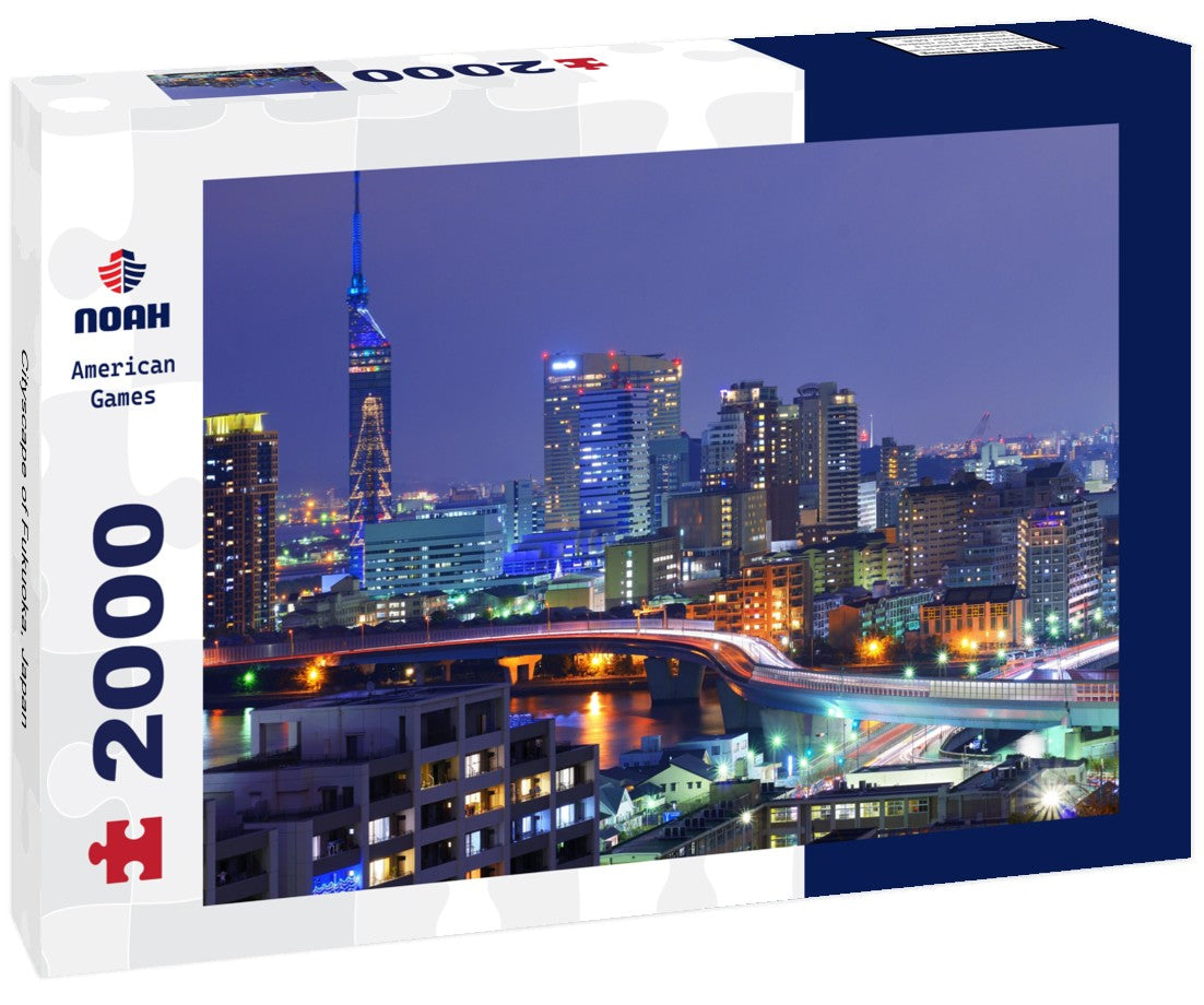Cityscape of Fukuoka, Japan 2000pc Puzzle