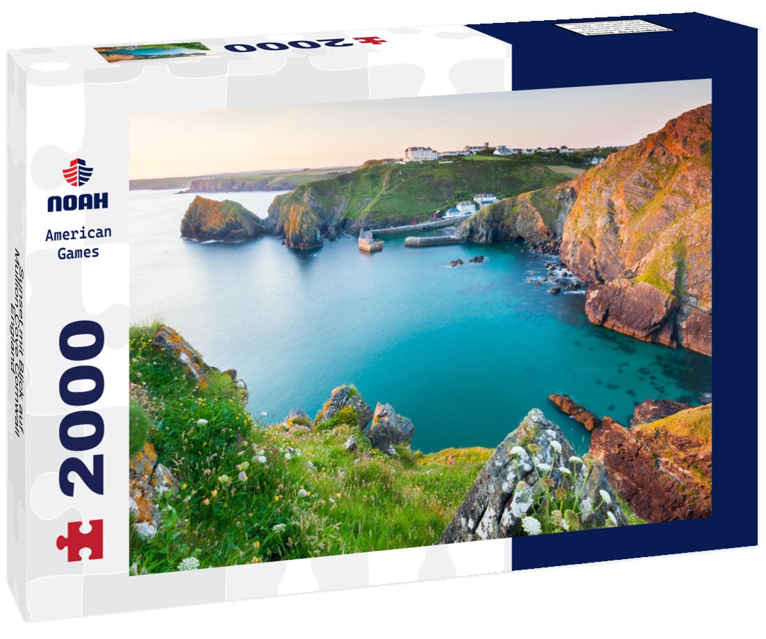 Sunset mit Blick auf Mullion Cove Cornwall England 2000pc Puzzle