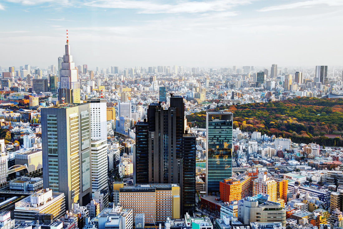 Afternoon cityscape of Shinjuku, Tokyo, Japan 2000pc Puzzle