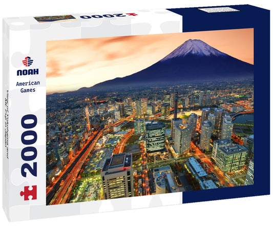 Noah Jigsaw Puzzle View of Yokohama and Mt. Fuji in Japan 2000 pieces