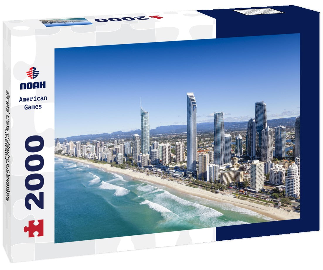 Noah Jigsaw Puzzle Aerial view of Surfers Paradise on the Gold Coast, Queensland, Australia 2000 pieces