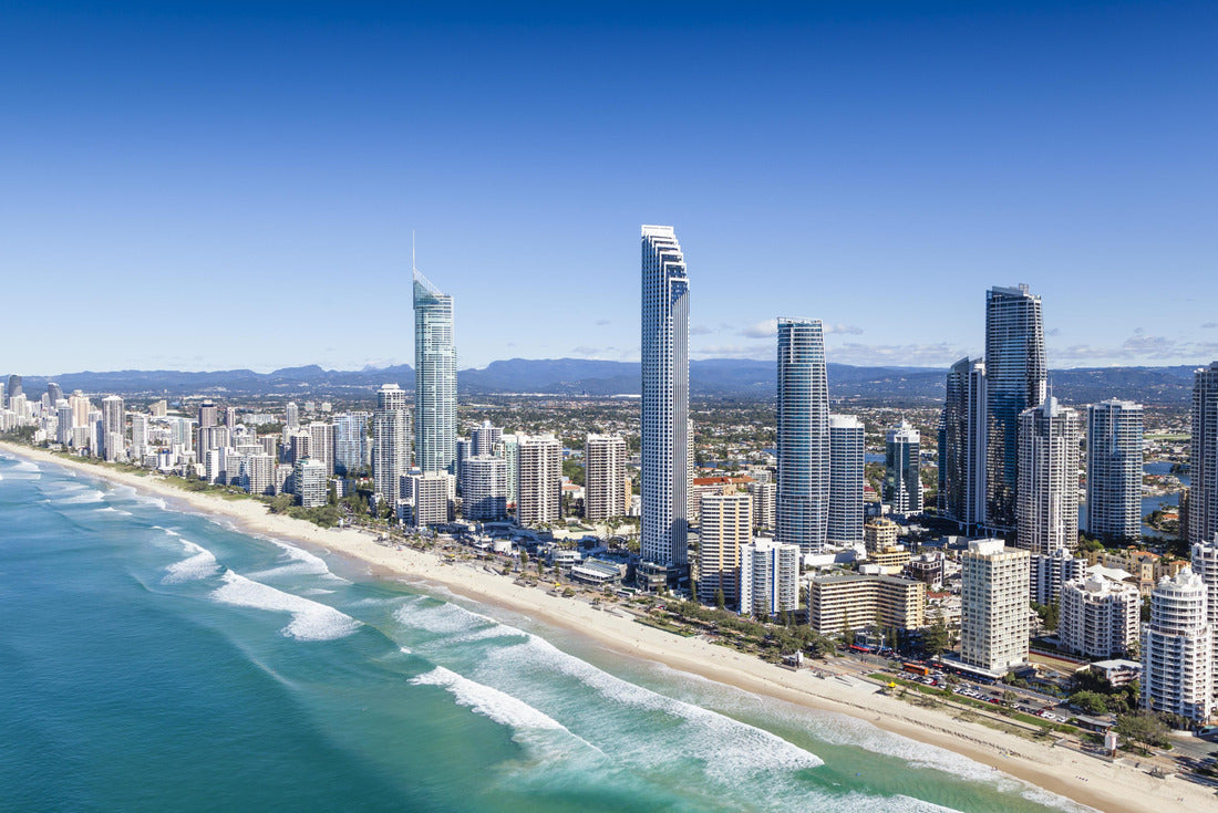 Aerial view of Surfers Paradise on the Gold Coast, Queensland, Australia 2000pc Puzzle