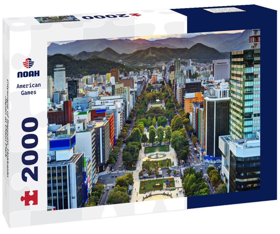 Cityscape of Sapporo, Hokkaido, Japan at Odori Park 2000pc Puzzle