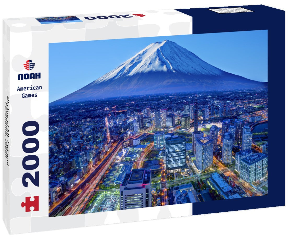 Skyline of Mt. Fuji and Yokohama, Japan 2000pc Puzzle
