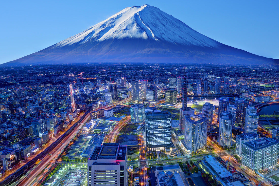 Skyline of Mt. Fuji and Yokohama, Japan 2000pc Puzzle