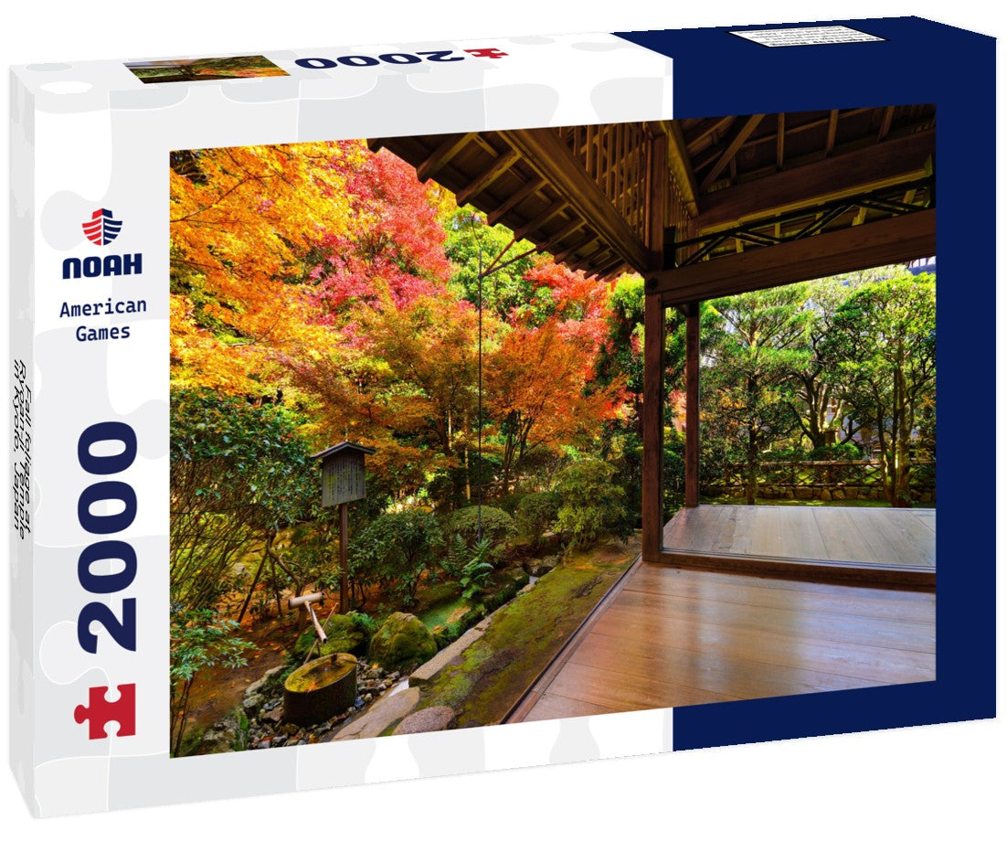 Fall foliage at Ryoan-ji Temple in Kyoto, Japan 2000pc Puzzle