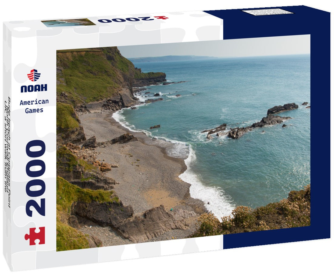 Bude beach at Compass Point North Cornwall England UK, a short walk from the main beach 2000pc Puzzle