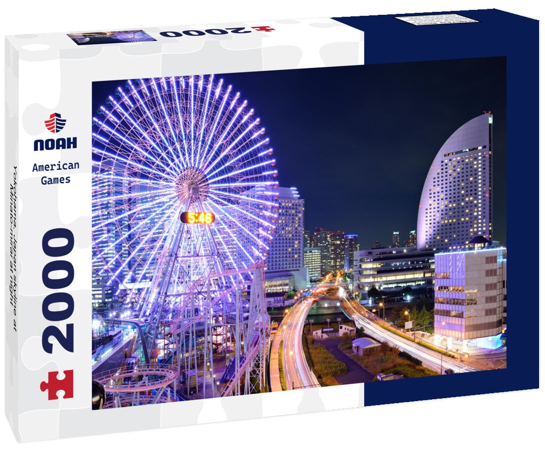 Yokohama, Japan skyline at Minato-mirai at night 2000pc Puzzle