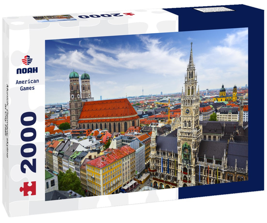 Noah Jigsaw Puzzle Munich, Germany skyline at City Hall 2000 pieces