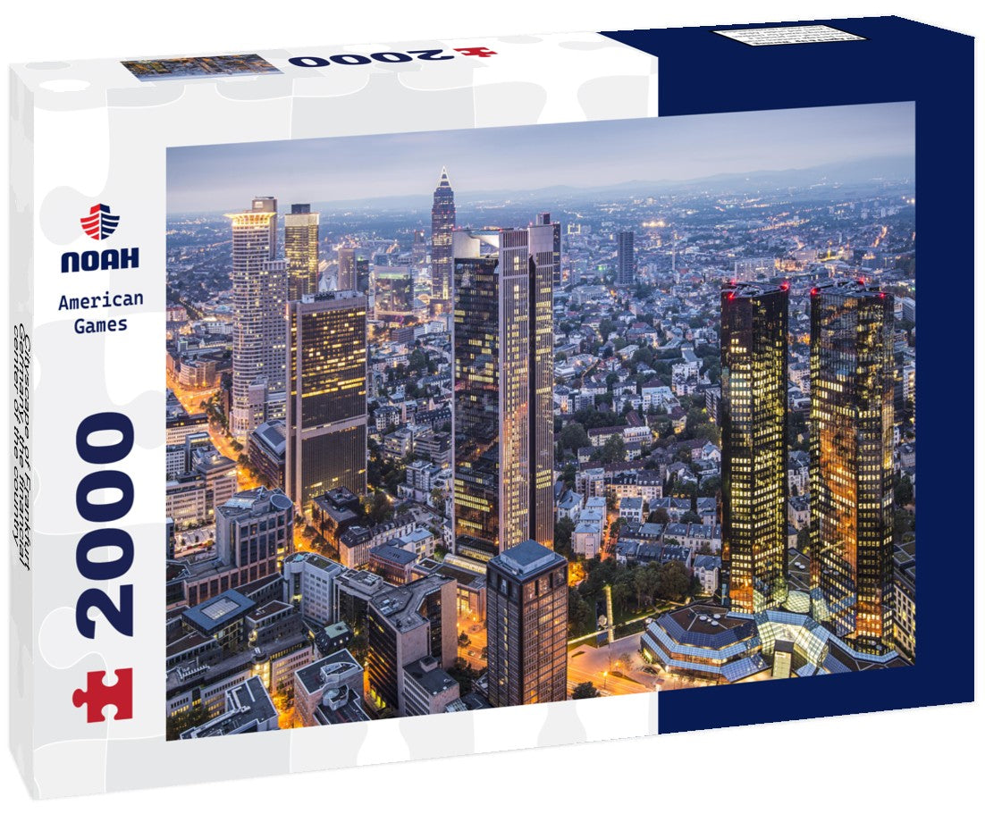 Cityscape of Frankfurt, Germany, the financial center of the country 2000pc Puzzle