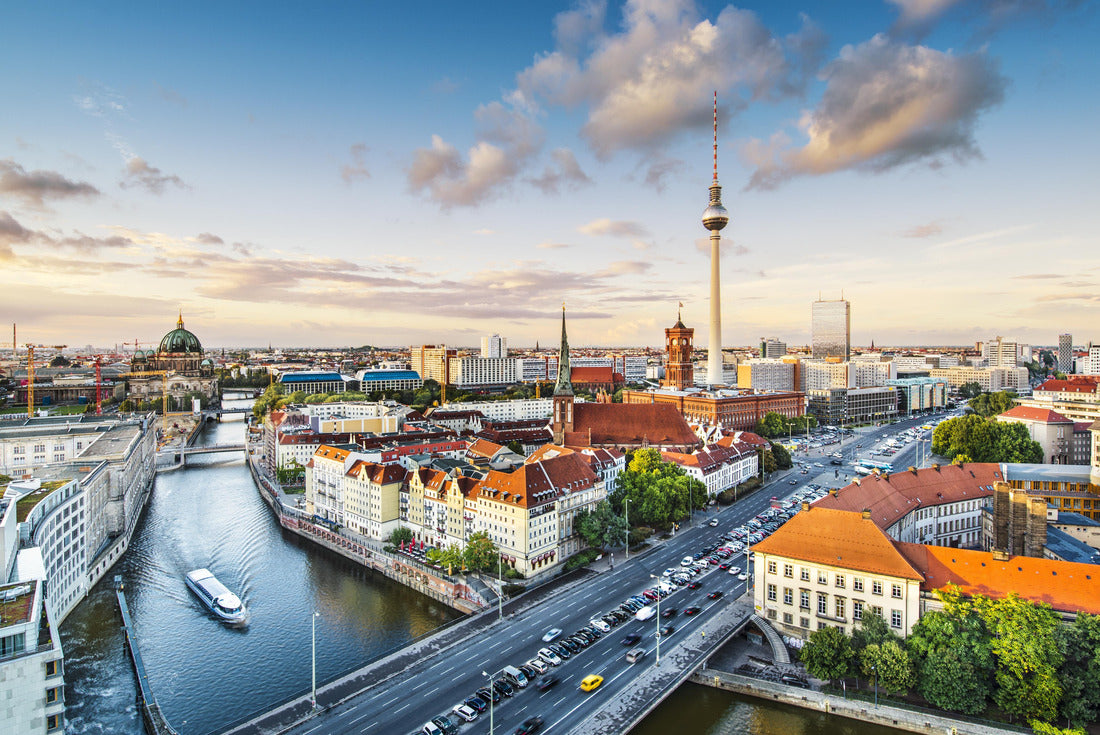 Noah Jigsaw Puzzle Berlin, Germany viewed from above the Spree River 2000 pieces