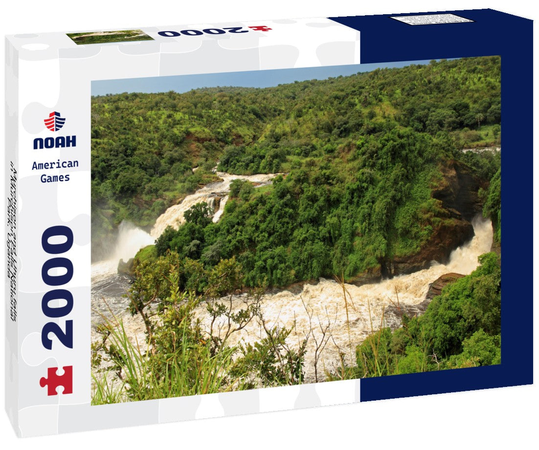 Noah Jigsaw Puzzle Murchison and Uhuru falls in Murchison Falls National Park, Uganda 2000 pieces