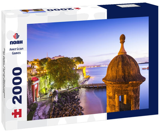 Noah Jigsaw Puzzle San Juan, Puerto Rico coast at Paseo de la Princesa 2000 pieces