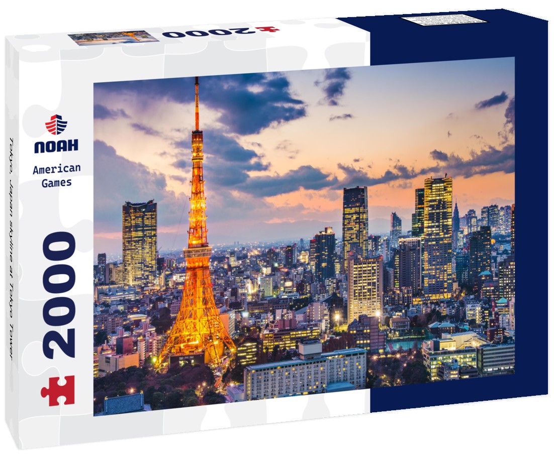 Noah Jigsaw Puzzle Tokyo, Japan skyline at Tokyo Tower 2000 pieces