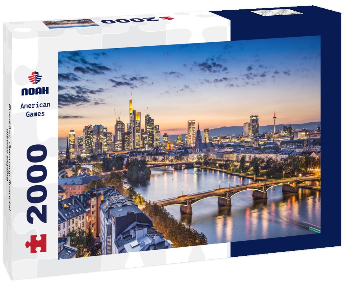 Frankfurt, Germany financial district skyline 2000pc Puzzle