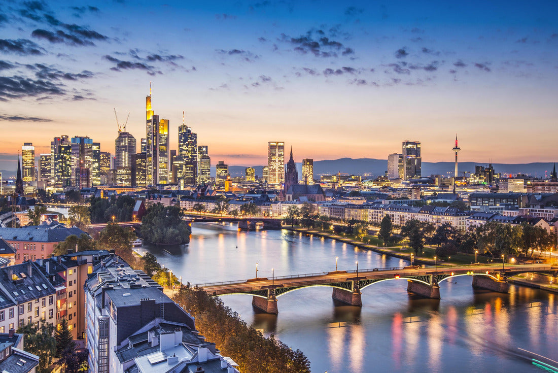 Frankfurt, Germany financial district skyline 2000pc Puzzle