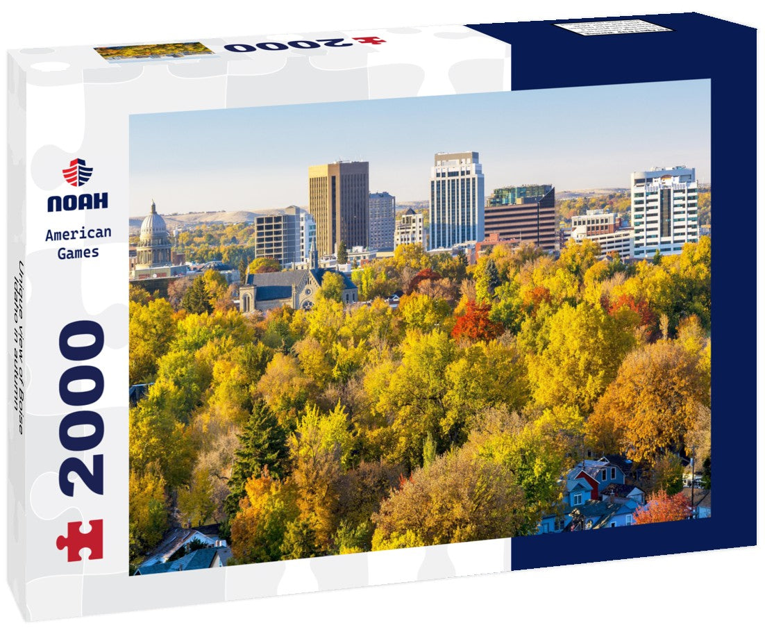 Unique view of Boise Idaho in autumn 2000pc Puzzle