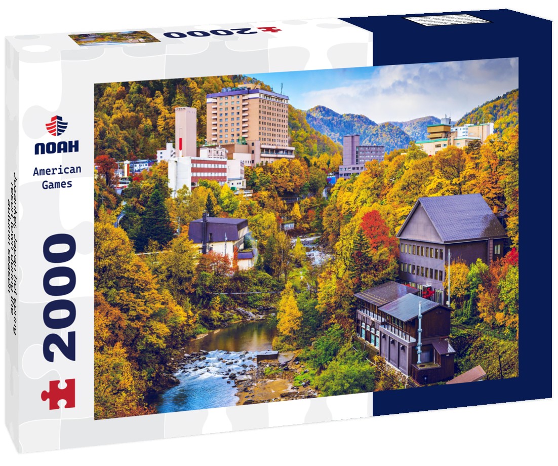 Jozankei, Japan hot spring resort town during the autumn season 2000pc Puzzle