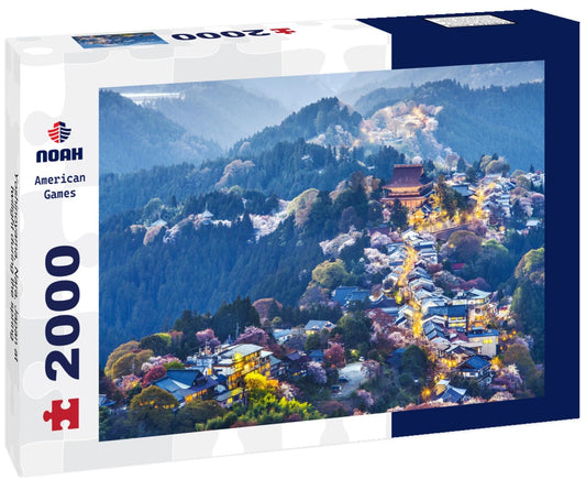 Noah Jigsaw Puzzle Yoshinoyama, Nara, Japan at twilight during the spring 2000 pieces