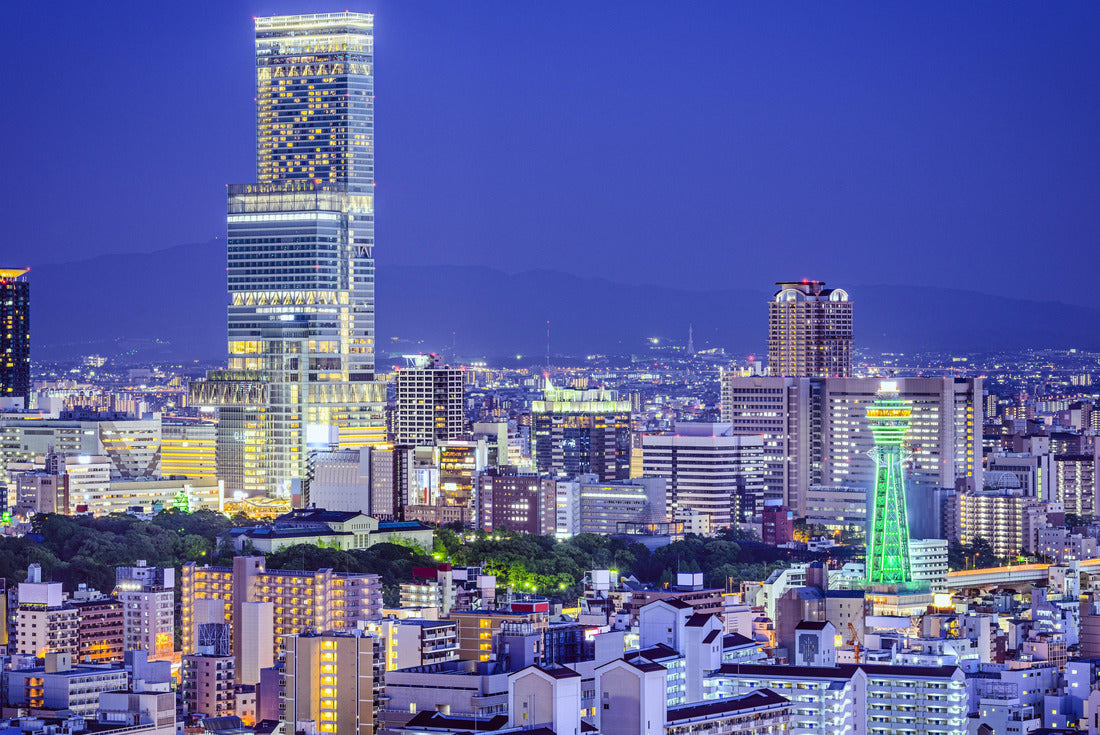 Osaka, Japan at Abeno District and Shinsekai districts 2000pc Puzzle