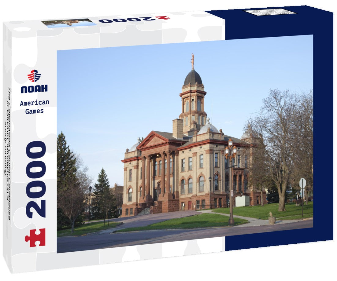 The Cottonwood County Courthouse in Windom, Minnesota on a sunny morning 2000pc Puzzle