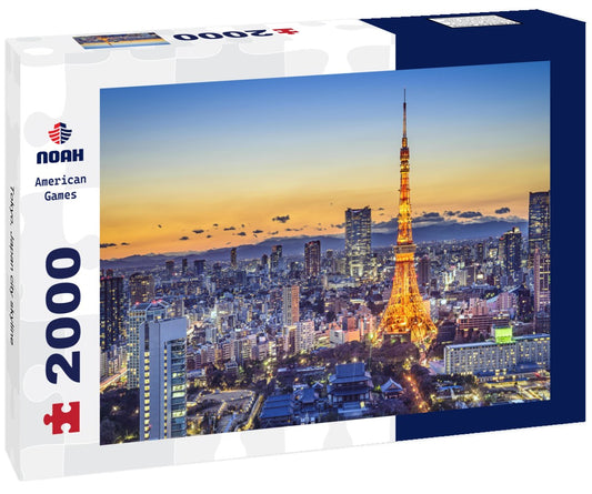 Noah Jigsaw Puzzle Tokyo, Japan city skyline 2000 pieces