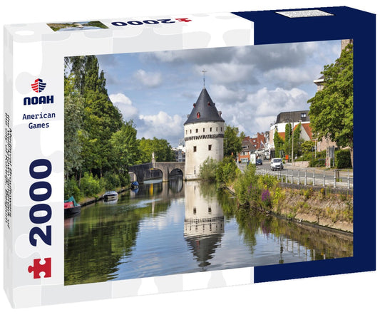 Noah Jigsaw Puzzle Medieval Broultowers - the well-known landmark of the city of Kortrijk, Belgium 2000 pieces