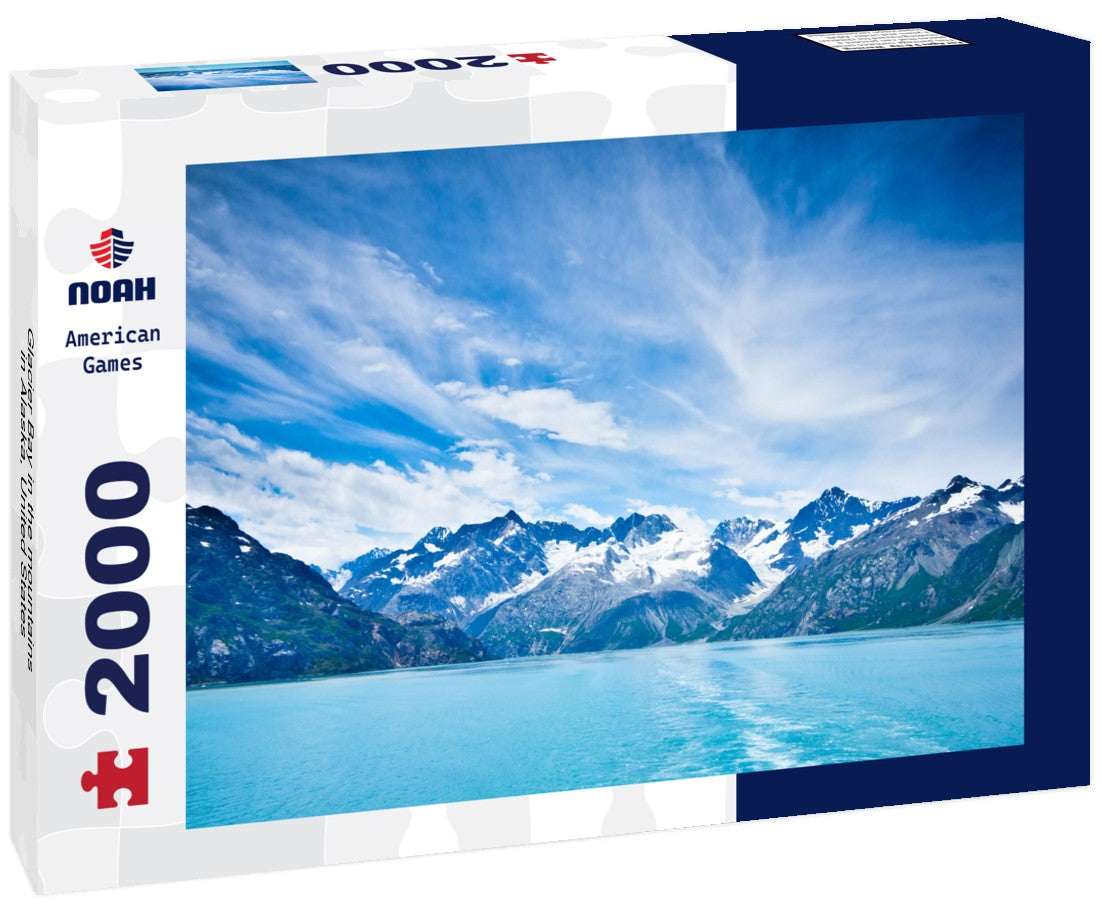 Glacier Bay in the mountains in Alaska, United States 2000pc Puzzle