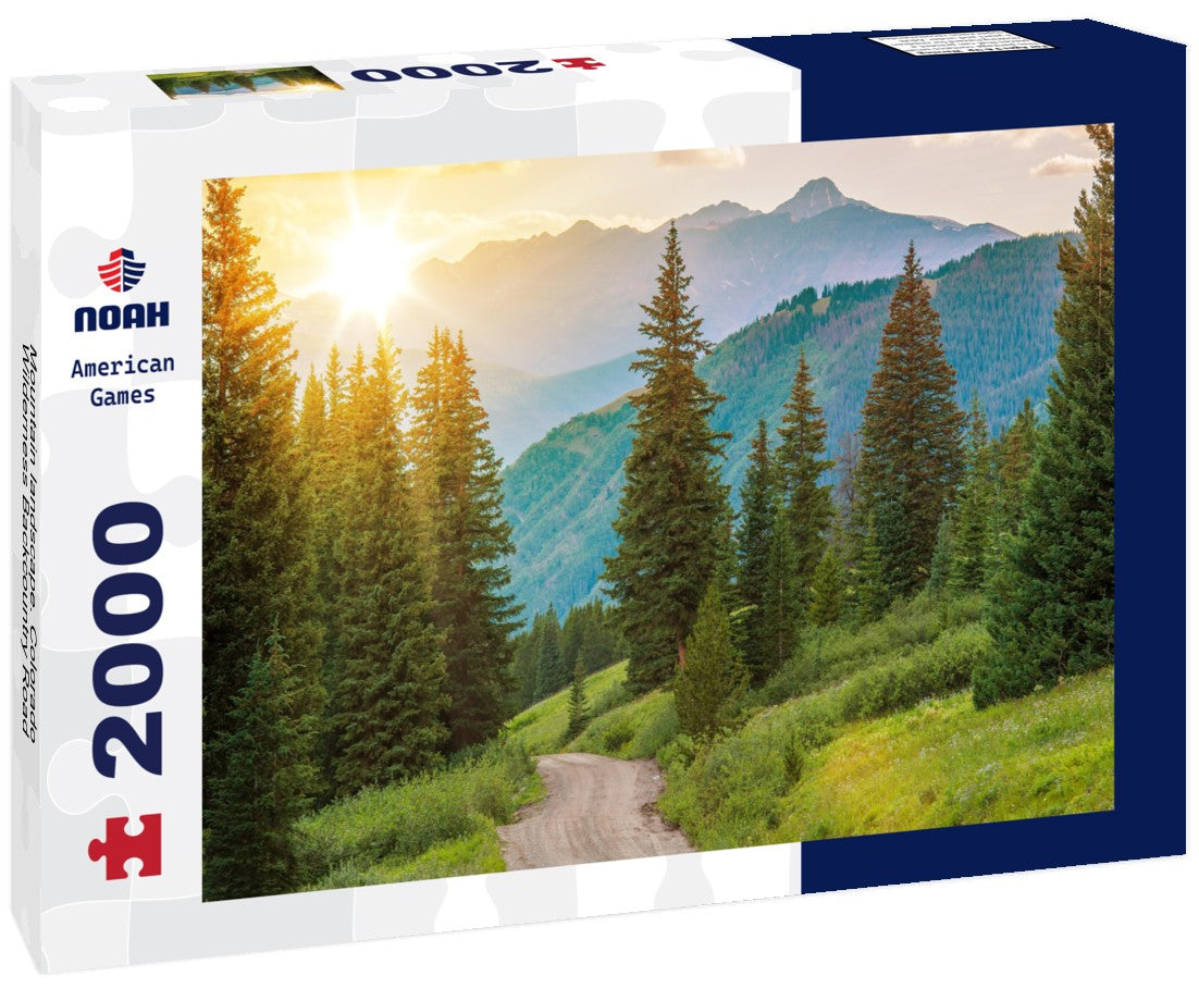 Mountain landscape. Colorado Wilderness Backcountry Road 2000pc Puzzle